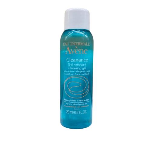 Avene, Cleanance, Alcohol-Free, Purifying, Cleansing Gel, For Face & Body, 20 ml *Tester
