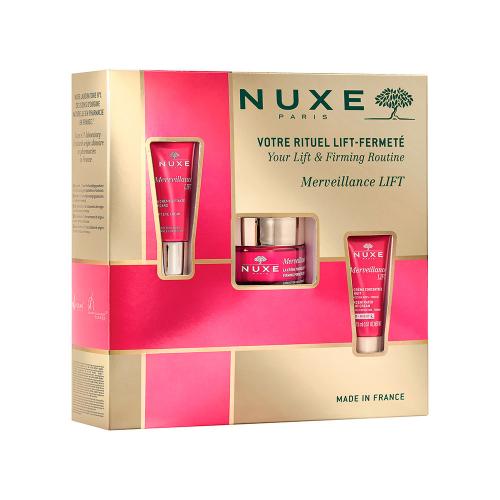 Firmness Routine Set Nuxe: Merveillance Lift Powdery, Vegan, Firming, Day, Cream, For Face, 50 ml + Merveillance Lift, Vegan, Lifting, Eye Cream, 15 m