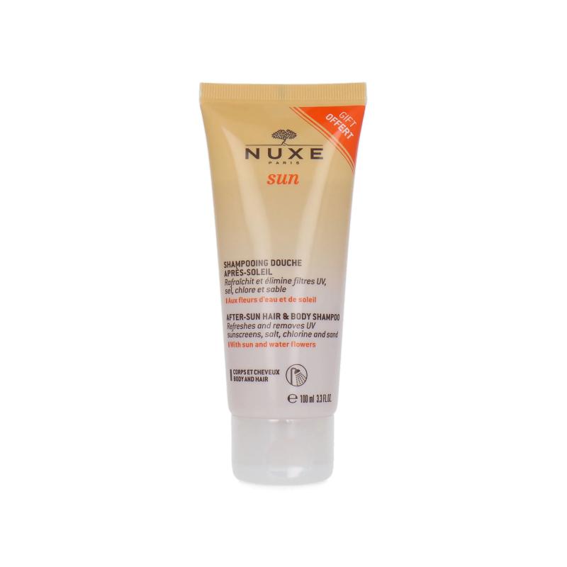 Nuxe, Sun, After-Sun Shampoo, For Hair & Body, 100 ml