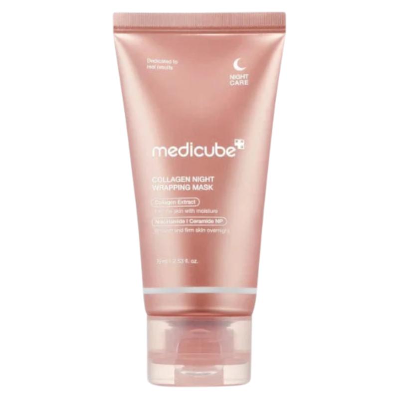 Medicube, Wrapping Mask, Collagen, Improves Elasticity & Firmness, Night Sleeping Mask, 75 ml