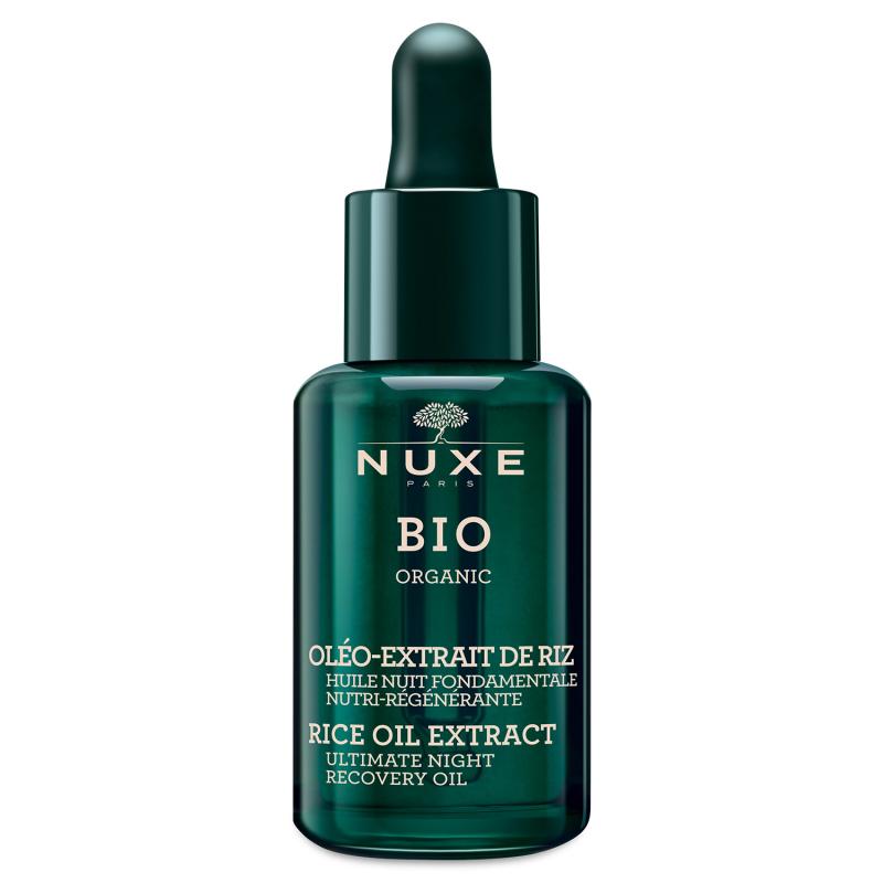 Nuxe, Bio Organic, Rice Extract, Recovery, Night, Oil, For Face, 30 ml
