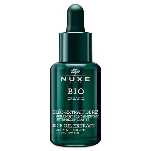 Nuxe, Bio Organic, Rice Extract, Recovery, Night, Oil, For Face, 30 ml