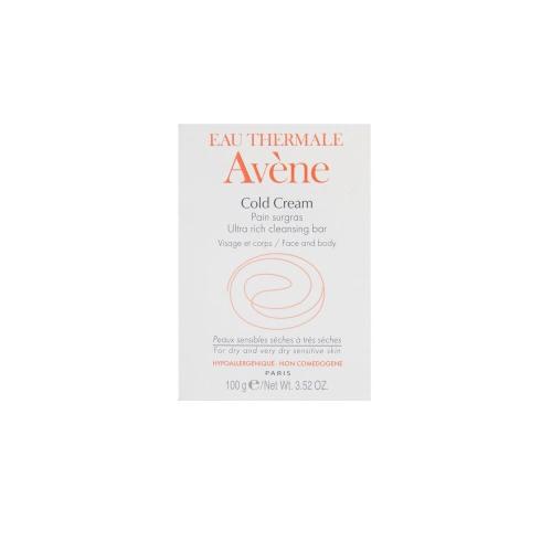 Avene, Cold Cream, Nourishes, Cleansing Bar, For Face & Body, 100 g