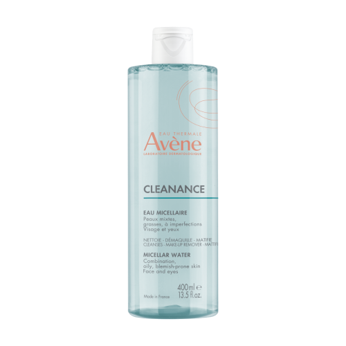 Avene, Cleanance, Makeup Removing, Micellar Water, All Skin Types, 400 ml